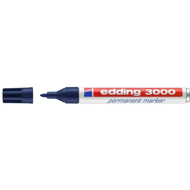 Edding Viltstift edding 3000 rond 1.5-3mm staalblauw