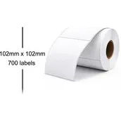 Zebra Huismerk Zebra (800264-405) Labels Wit (102x102mm)