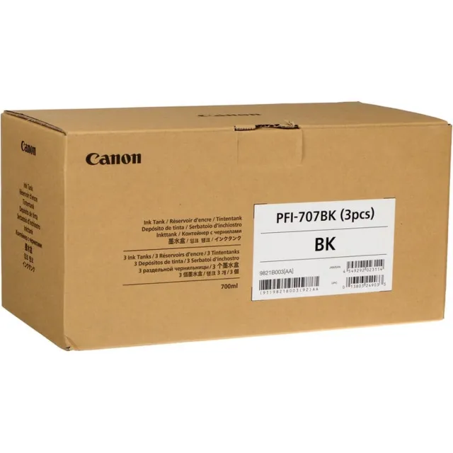 Canon PFI-707BK inktcartridge Origineel Zwart