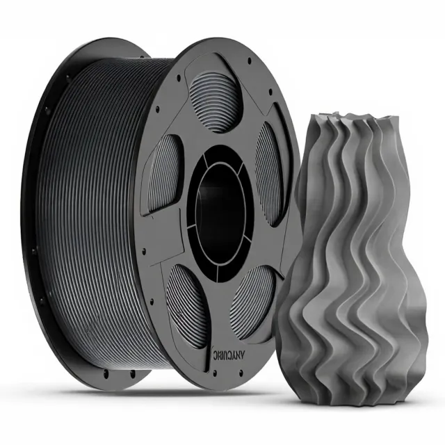 Anycubic PLA Filament Grijs 1KG – 1.75mm Hoogwaardige 3D Printer Filament – Nauwkeurige en Gladde Prints