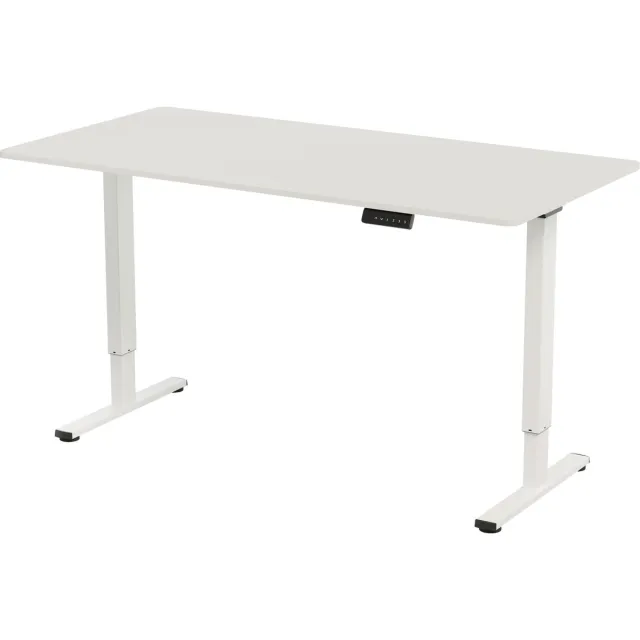 Vestland Zit-sta Bureau Elektrisch In Hoogte Verstelbaar - Conform ARBO-norm - Geheugenfunctie - 160 x 80 CM - Dubbele Motor - Wit