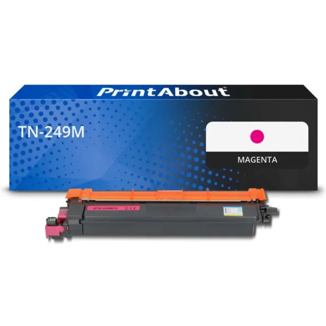 PrintAbout huismerk Toner TN-249M Magenta geschikt voor Brother