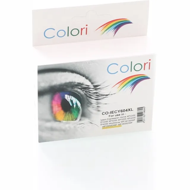 Colori huismerk inkt cartridge geschikt voor Epson 604XL Geel Expression Home XP2205 XP3200 XP3205 XP4200 XP4205 WF2930DWF WF2935DWF WF2950DWF