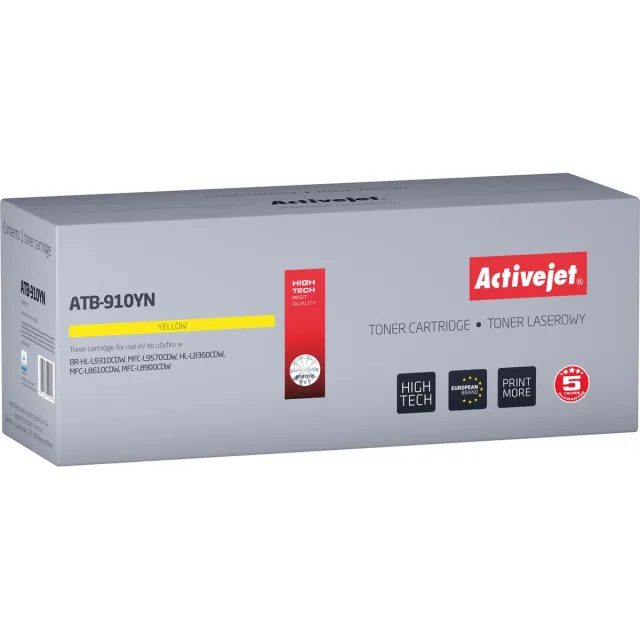 ActiveJet Toner Activejet ATB-910YN Geel