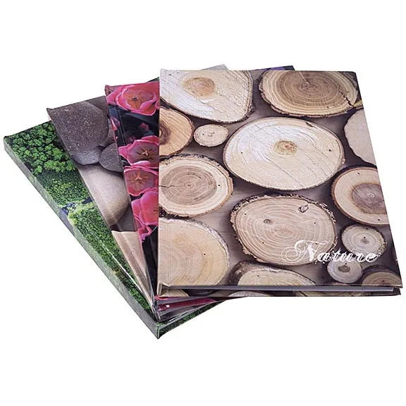 Office Products schrift, Nature, met harde kaft, A5, 96 blad, met kantlijn, gelijnd