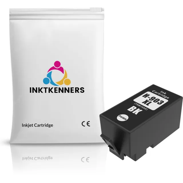 Inktkenners Inktcartridge Geschikt voor HP 903XL | 1x zwart inkt cartridge | Geschikt voor Officejet (Pro) 6860 - 6950 - 6951 - 6960 - 6970