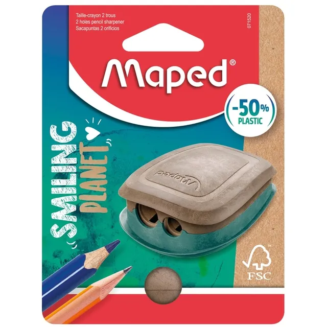 Maped Puntenslijper Maped Smiling Planet 2-gaats