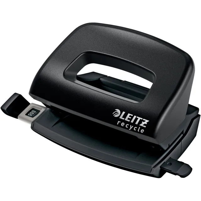 Leitz NeXXt Recycle Mini perforator, 10 blad, zwart