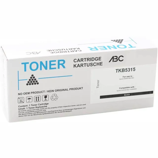 ABC huismerk toner geschikt voor Kyocera TK5315 K zwart Taskalfa 408ci 508ci