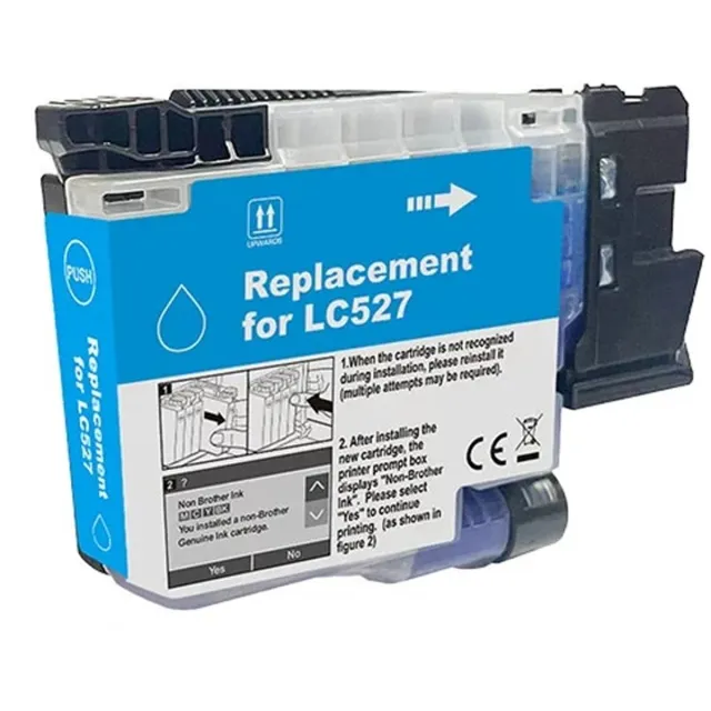 Inktkenners Inktcartridges Geschikt voor Brother LC-527 | Cyaan Geschikt voor Brother MFC-J4350DW - J4550DW