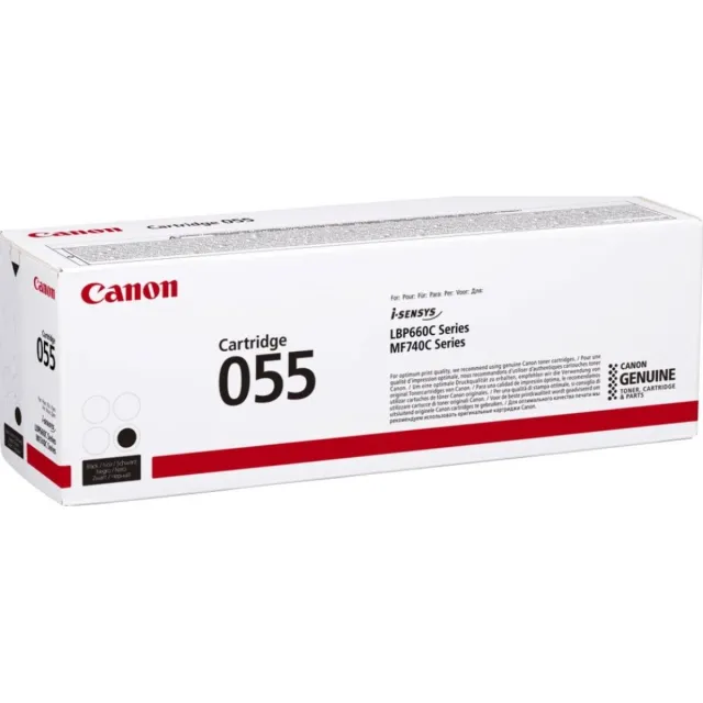 Canon 055 tonercartridge - 1 stuk(s) - Origineel - Zwart