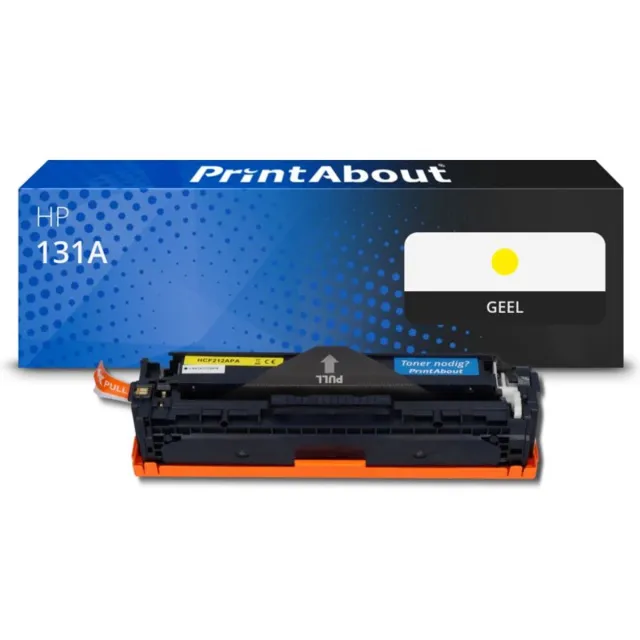 PrintAbout HP 131A (CF212A) toner geel Huismerk