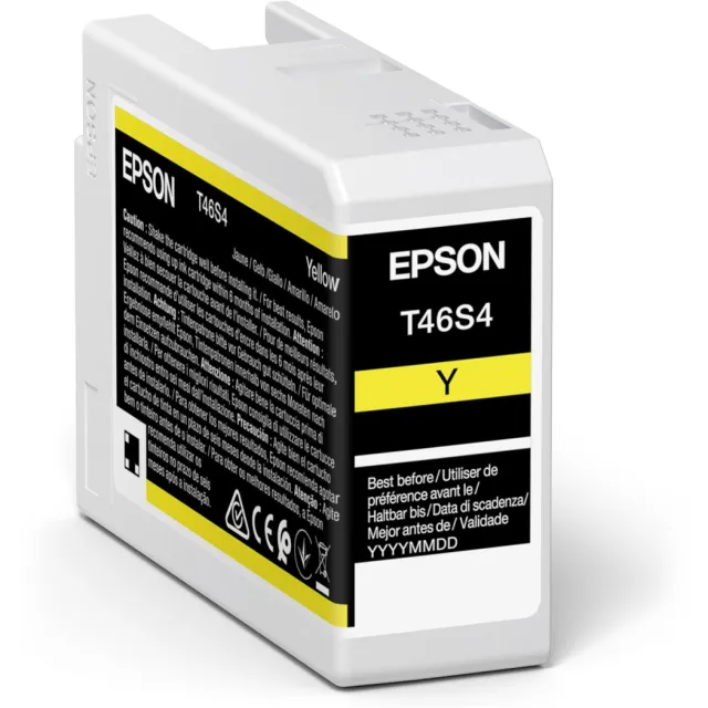 Epson T46S4 - 25 ml - geel - origineel - inktcartridge - voor SureColor P706;SC-P700