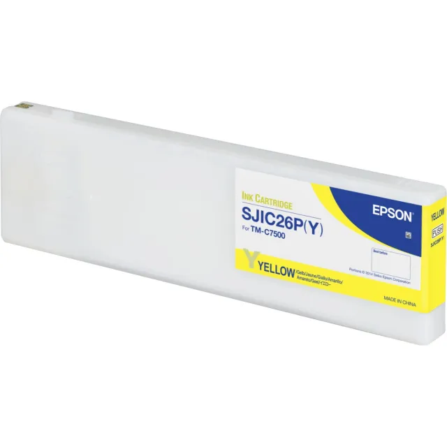 Epson SJIC26P Inkt cartridge Geel voor ColorWorks C7500