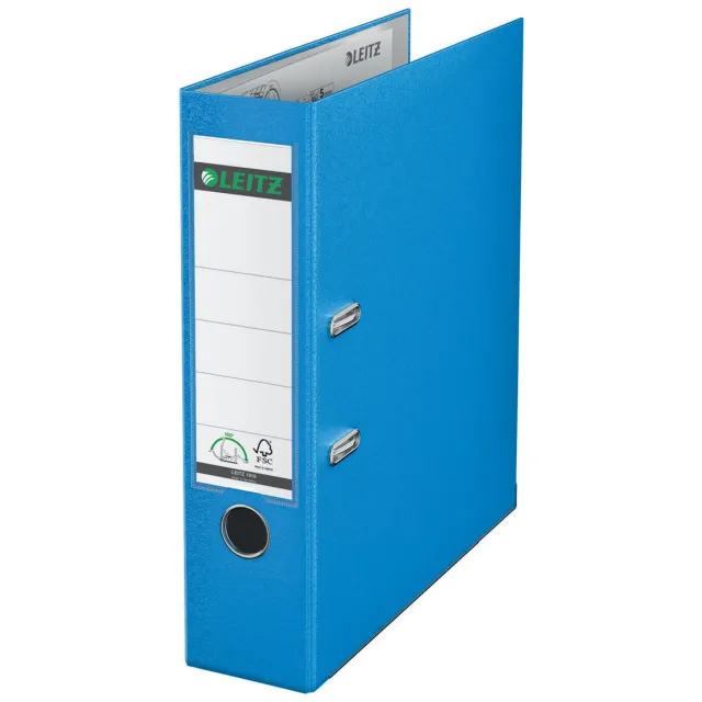 Leitz 180° ordner, A4, uit PP, rug van 8 cm, lichtblauw