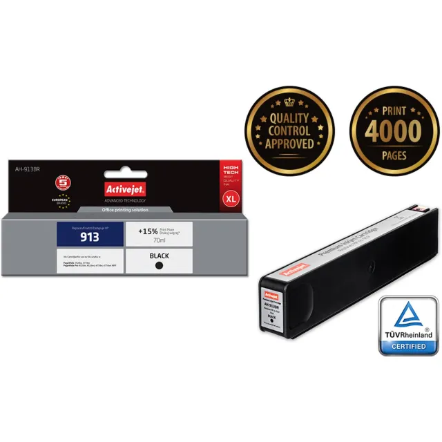 ActiveJet AH-913BR inktcartridge 1 stuk(s) Compatibel Hoog (XL) rendement Zwart
