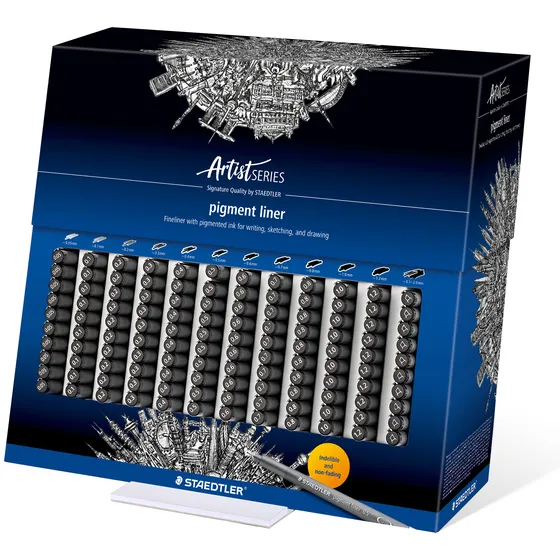 Staedtler Fineliner Staedtler pigment 308 display à 120st ass