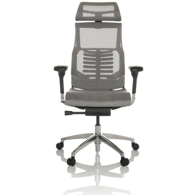 hjh office Bureaustoel / Directiestoel POFIT GEN2 Netstof lichtgrijs hjh OFFICE
