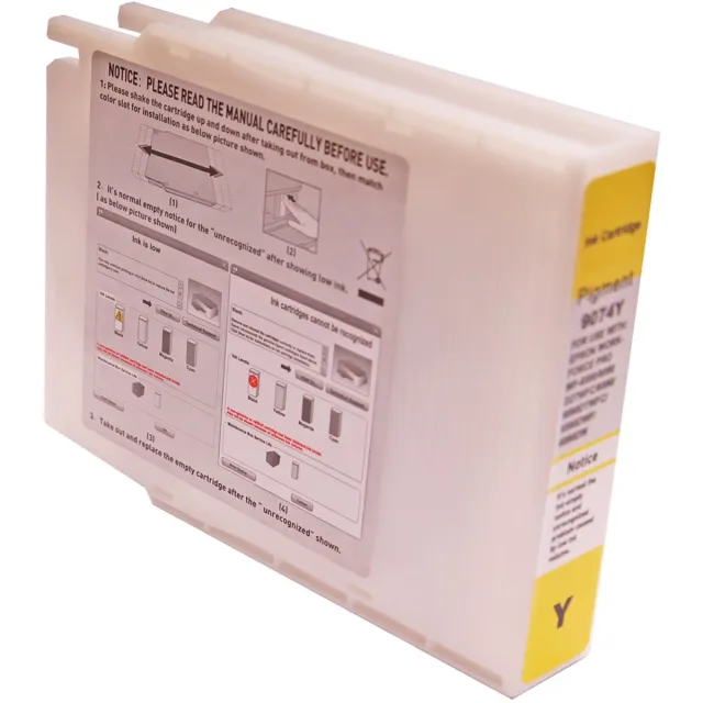ABC huismerk inkt cartridge geschikt voor Epson T9074 geel XXL WF6090 WF6590