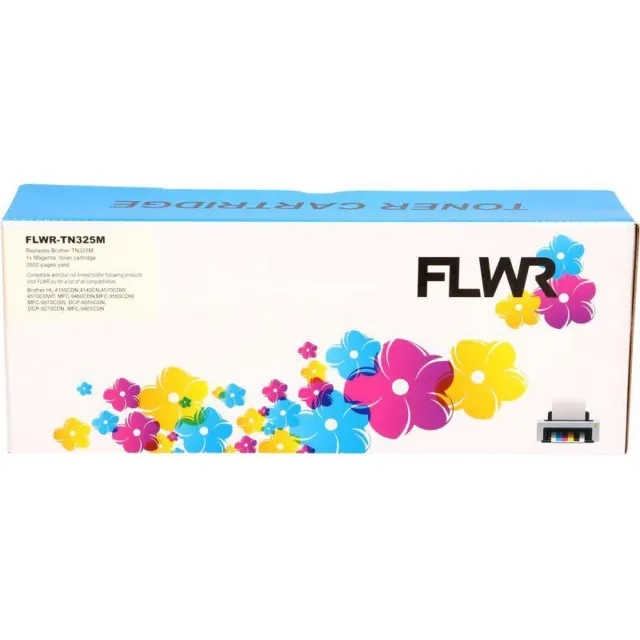 FLWR Toner / TN-325 / Magenta - geschikt voor Brother