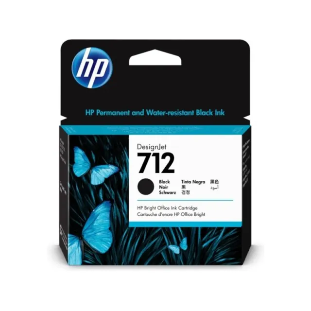 Hp 712 (3ED71A) Inktcartridge Zwart