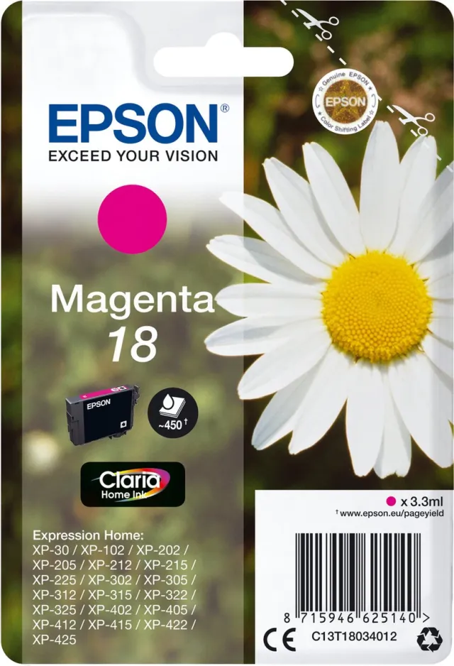 Epson 18 (T1803) - Inktcartridge / Magenta