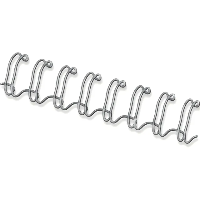 Fellowes draadruggen, doos van 100 stuks, 10 mm, zilver
