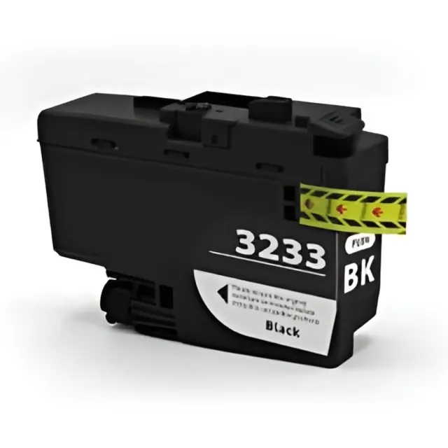 Inktkenners Inktcartridge geschikt voor Brother LC-3233 / LC-3235 | 1x Zwart geschikt voor Brother DCP-J1100DW - MFC-J1300DW