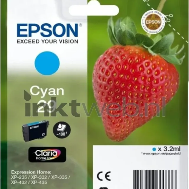 Epson 29 cyaan (Origineel)