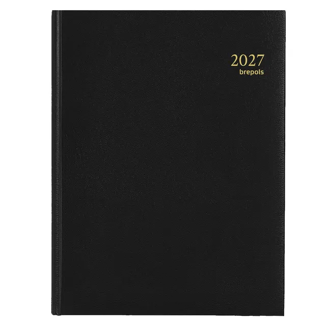 Agenda 2027 Brepols Timing Lima 7dagen/2pagina's viertalig zwart