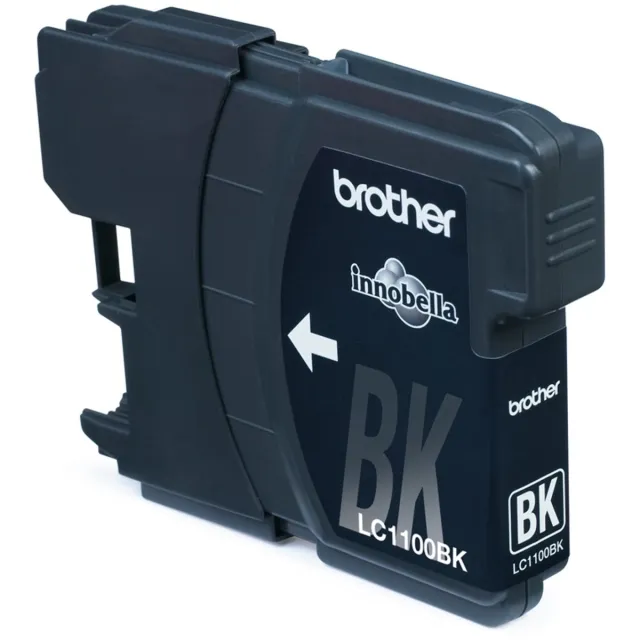 Brother LC-1100BKBP2 - Inktcartridge / Zwart / 2-pack