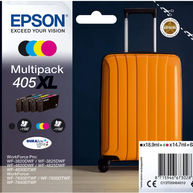Epson Original Ink Cartridge Epson C13T05H64020 Black Multicolour Zwart
