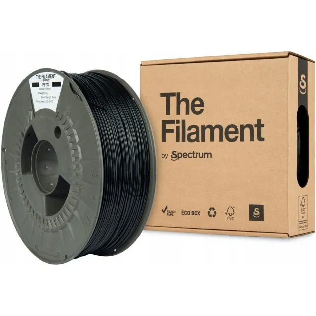 Spectrum Filaments The Filament by Spectrum PET-G midnight Zwart 1 kg Filament