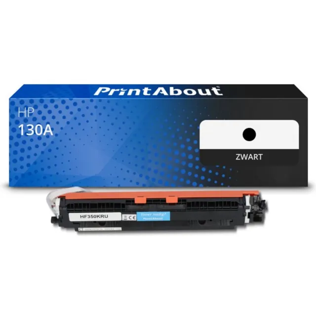 PrintAbout huismerk Toner 130A (CF350A) Zwart geschikt voor HP