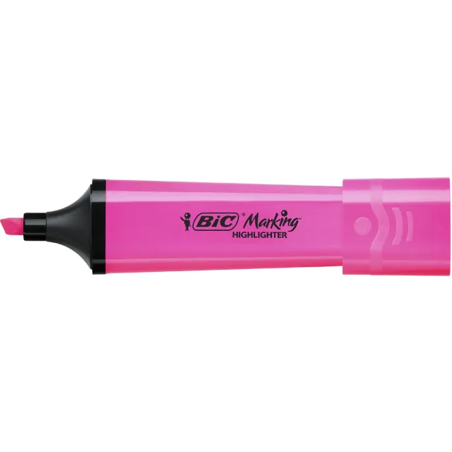 Bic markeerstift Highlighter Flat, roze