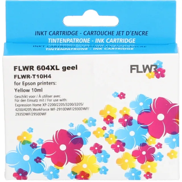 FLWR Epson 604XL geel (Huismerk (compatible))