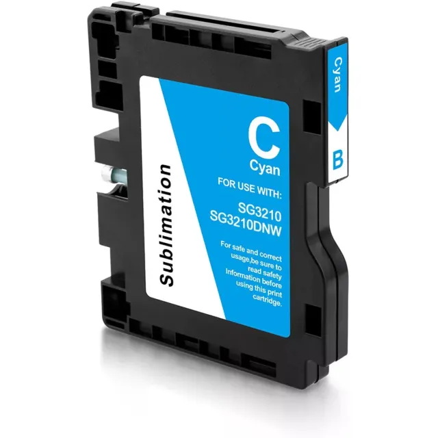 Inktkenners Inktcartridge geschikt voor RICOH GC51 | 1x Cyaan geschikt voor Ricoh SG 3210DNw - Ricoh SG 3220DNw