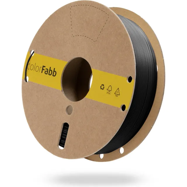 ColorFabb Asa Zwart 3D-printerfilament - 2,85 mm - 650 g - UV-bestendig - Hittebestendig - Sterk en stijf materiaal