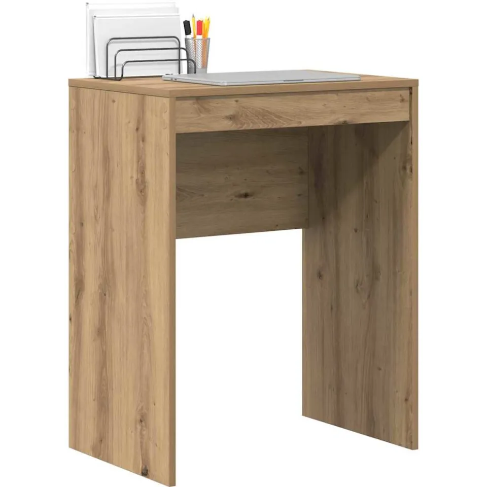 vidaXL Bureau Artisan Eiken 60 x 40 x 76 cm Bruin
