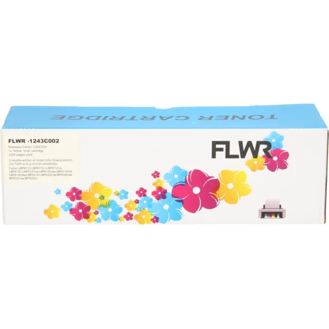 FLWR Toners / Canon 045 HY / geel / Geschikt voor Canon