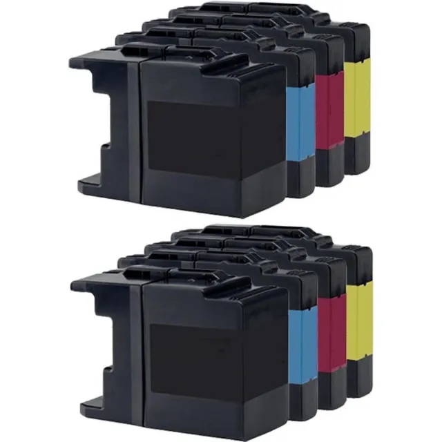 InktDL Huismerk geschikt voor Brother LC-1240 XL Inktpatronen (8X) - DCP/MFC - J725DW - J925DW - J925W - J430W - J5910DW - J6510DW - J6710DW - J6910DW - J825DW Multipack 8 Cartridges