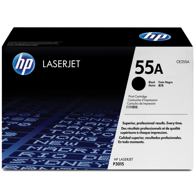 Hp toner 55A, 6 000 pagina's, OEM CE255A, zwart