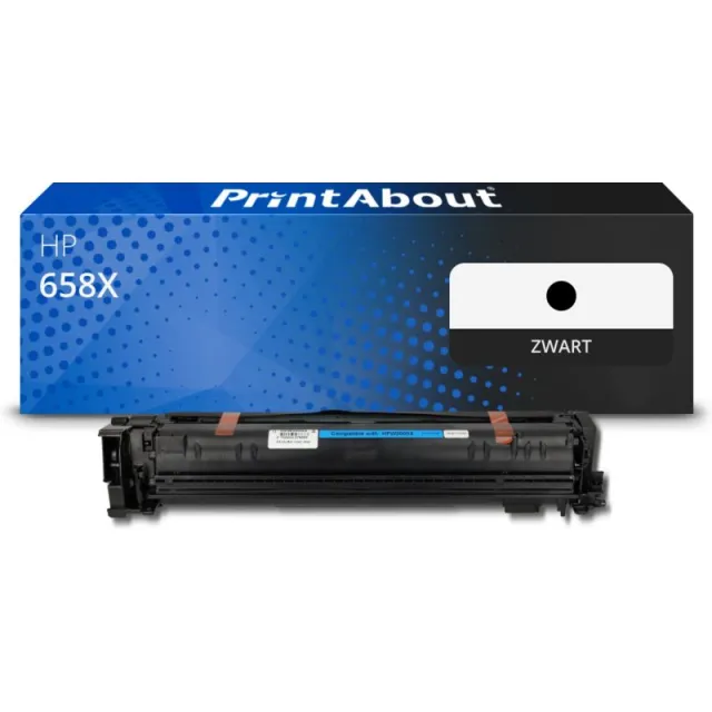 PrintAbout huismerk Toner 658X (W2000X) Zwart Hoge capaciteit Geschikt voor HP