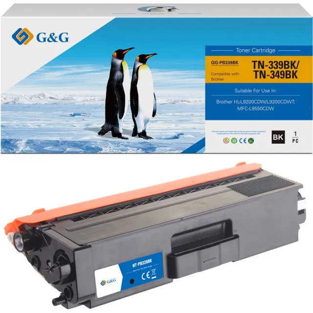 G&G TN900 Toner Compatibel met Brother TN-900 Tonercartridge zwart 1 stuk(s) Huismerk
