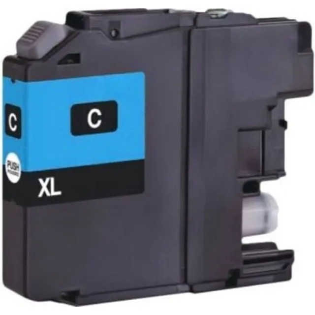 Inktkeuze LC-123 Cyaan - Huismerk inktcartridge compatible met Brother DCP J 132 W / Brother DCP J 152W / Brother DCP J 172W / Brother DCP J 552 DW / Brother DCP J 752 DW / Brother MFC J 245 / Brother MFC J 470 DW / Brother MFC J 650 DW / Brother MFC J 6520 DW