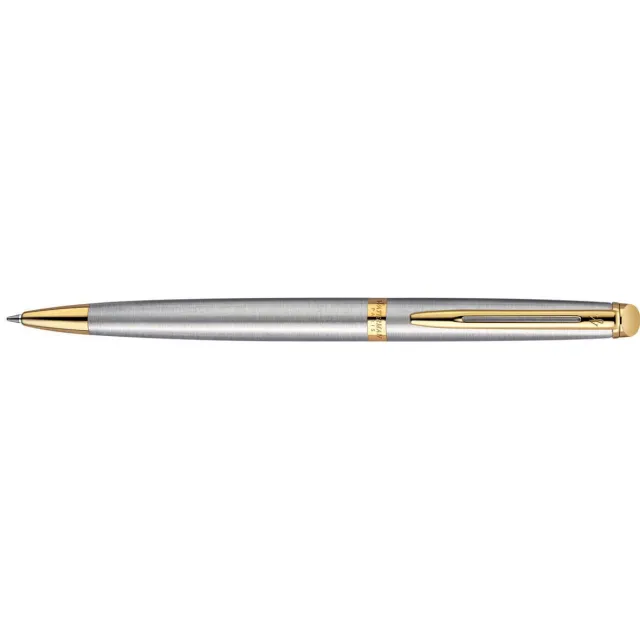 Waterman Collectie Hemisphère balpen, Steel GT blauw