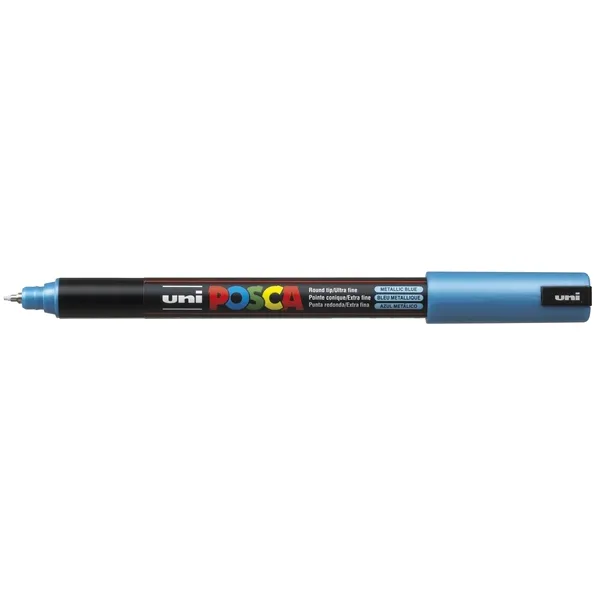 Posca Paintmarker Uni POSCA PC1MR extra fijn metallic blauw