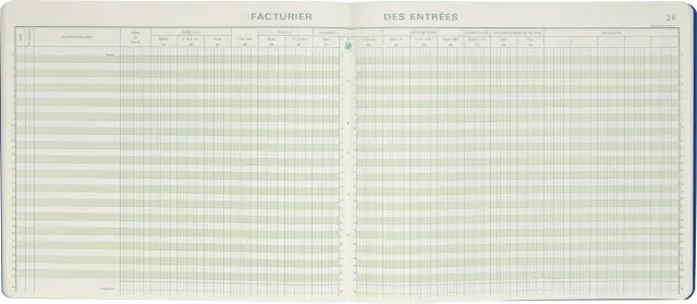 Exacompta formulieren inkoop met BTW, ft 27 x 32 cm, Franstalig