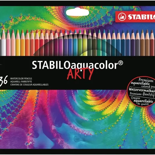 Stabilo Kleurpotloden STABILO 1636 aquacolor Arty assorti etui à 36 stuks