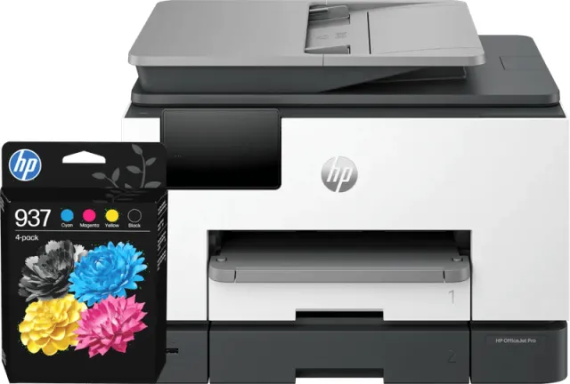 Hp OfficeJet Pro 9132e + 1 set extra cartridges